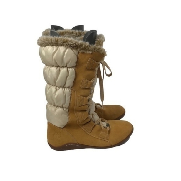 Timberland Lace up Faux Fur Boots - Picture 6 of 7